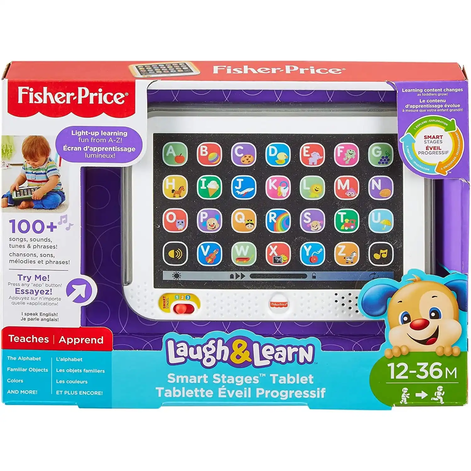 Fisher-Price LNL SS Educational Tablet – Grey | DLM42